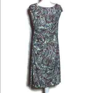 Est 1962 Green Paisley Dress, NWOT, XL